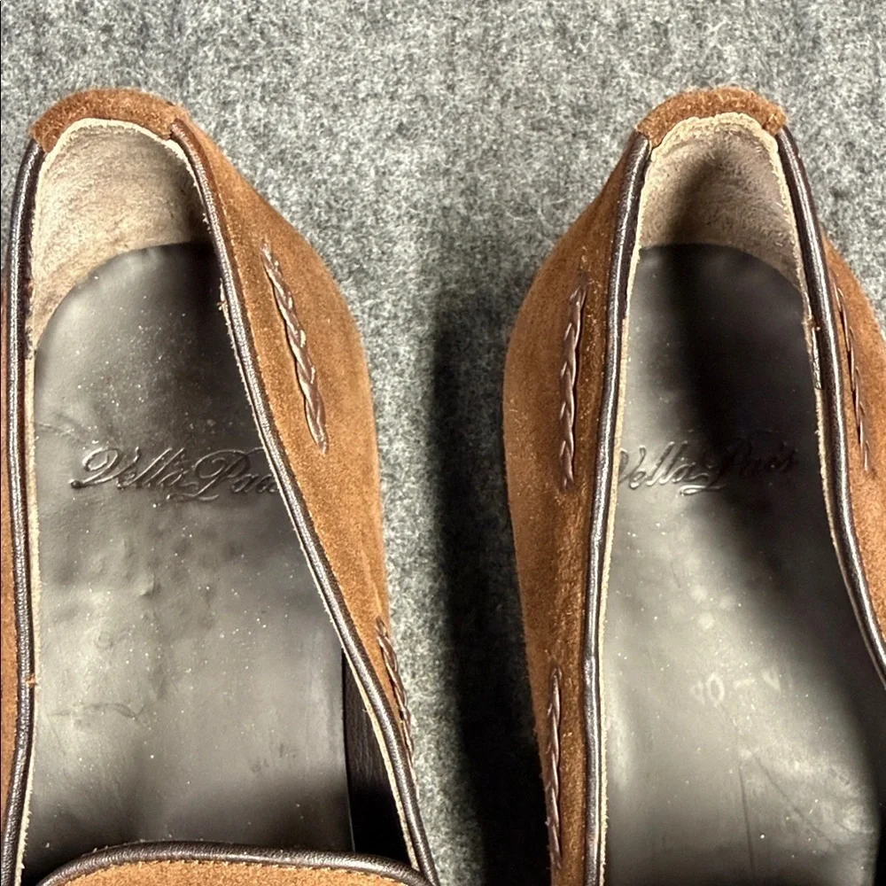 Velapais Elegant Brown Tassel Loafers for Men